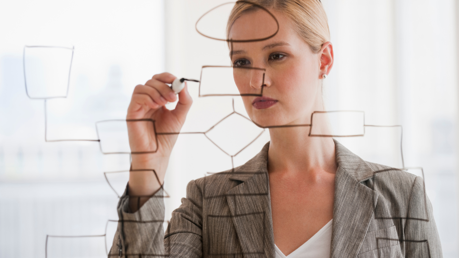 ProcessExcel workflow showing business process flow and optimization steps